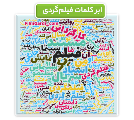 ابرکلمات به کار رفته درباره «فیلم‌گردی» در شبکه های اجتماعی